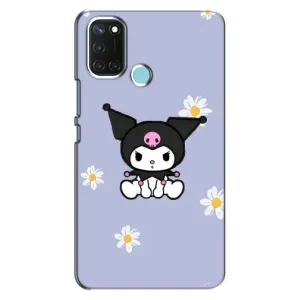 Чохол з кроликом Куромі на Realme C17 (Куромі в квітах)
