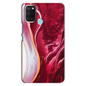 Чохол з принтом «Мрамор червоний» для Realme C17