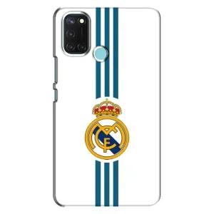 ФК Реал Мадрид чохли для Realme C17 (AlphaPrint) (Реал Мадрид на білому)