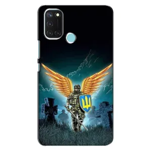 Чехлы с картинкой ЗСУ для Realme C17 (AlphaPrint) (Солдат ЗСУ)