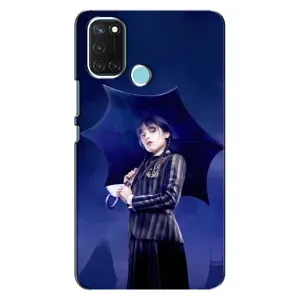 Чохли Венсдей на Realme C17 Уенсдей (AlphaPrint) (Венздей з парасолькою)