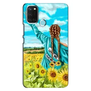 Чехол для Патриота Украины Realme C17 - (AlphaPrint) (Украиночка)
