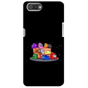 Чехол Амонг Ас для Realme C2 (AlphaPrint) (Амонг-ас)