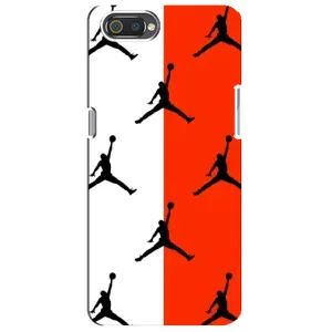 Чехлы для Realme C2 - с картинкой JORDAN (AlphaPrint) (Лого Джордан)