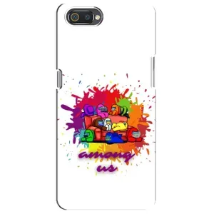 Чехол Амонг Ас для Realme C2 (AlphaPrint) (Яркий АмонгАс)