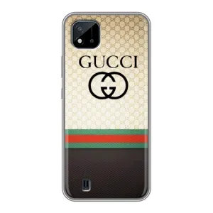 Чехлы ГУЧЧИ для Реалми С11 (2021) / С20 (AlphaPrint) (GUCCI стиль)