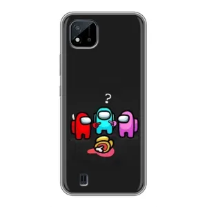 Чехол Амонг Ас для Realme C11 (2021) / C20 (AlphaPrint) (Импостер)