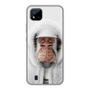 Чехлы с Обезьянами NFT для Realme C11 (2021) / C20 (AlphaPrint) (обезьяна NFT в тату)