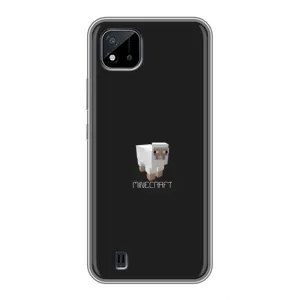Чехол Майнкрафт на Realme C11 (2021) / C20 (AlphaPrint) Minecraft (Овечка Майнкрафт)