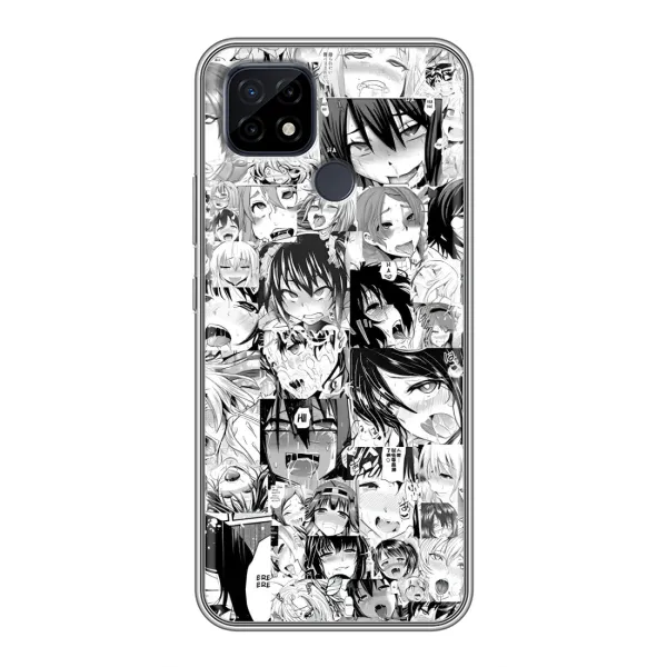 Чехол с принтом «Ahegao manga» для Realme C21 Чехол с принтом «Ahegao manga» для Realme C21