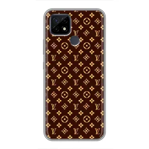 Чохли Луі Вітон для Realme C21 (AlphaPrint - LOUIS VUITTON) (лого LOUIS VUITTON)
