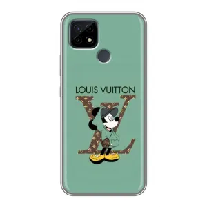 Чохли Луі Вітон для Realme C21 (AlphaPrint - LOUIS VUITTON) (Міккі Маус LV)