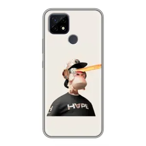 Чохли з Мавпами NFT для Realme C21 (AlphaPrint) (мавпа NFT в окулярах)