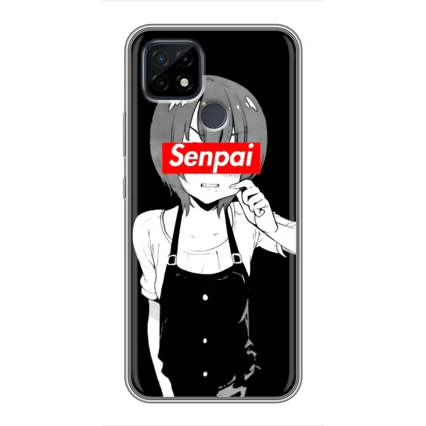 Чехол с принтом «Senpai» для Realme C21 Чехол с принтом «Senpai» для Realme C21
