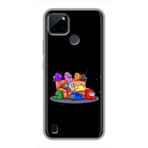 Чехол Амонг Ас для Realme C21Y (AlphaPrint) (Амонг-ас)