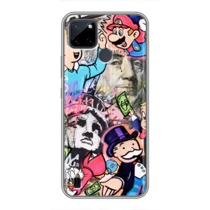 Чохли з крутими принтами для Realme C21Y - (PREMIUMPrint) (Monopoly man)