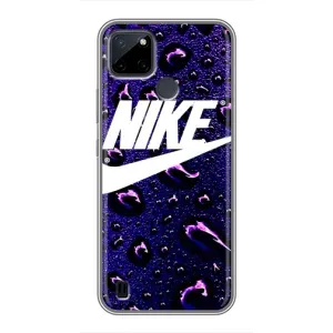 Чехол для Realme C21Y - с принтом Найк (AlphaPrint) (Найк принт)