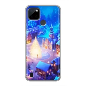Різдвяні Чохли для Realme C21Y (VPrint) (Різдвяне місто)