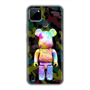 Чохли для Realme C21Y - Bearbrick Louis Vuitton (PREMIUMPrint) (Яскравий Bearbrick)