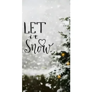 Новорічні, Святкові Чохли для Realme C21Y - 2024 год (Let it snow)
