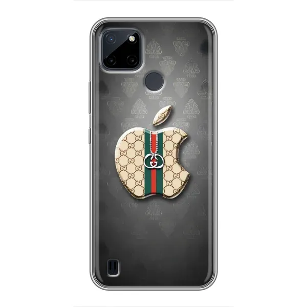 Чехол с принтом «Apple gucci» для Realme C25Y Чехол с принтом «Apple gucci» для Realme C25Y