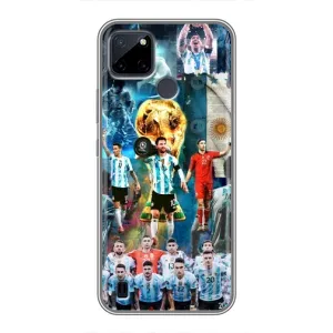 Чохли Мессі для Realme C25Y (AlphaPrint) (Аргентина Мессі)