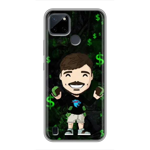 Чехол с принтом «Блогер Beast» для Realme C25Y Чехол с принтом «Блогер Beast» для Realme C25Y