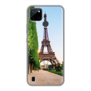 Чехол Эйфелева Башня для Realme C25Y - (AlphaPrint) (Дорога в Париж)