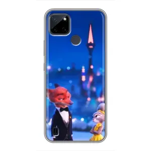 Чехол Зоотрополіс на Realme C25Y (Романтический вечер Зверополис)