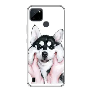 Чохол з Хаскі Realme C25Y - (AlphaPrint)