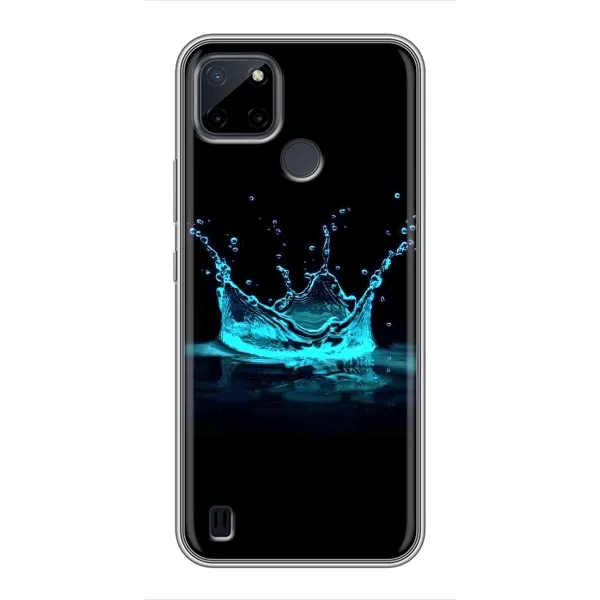 Чехол с принтом «Капля короны» для Realme C25Y Чехол с принтом «Капля короны» для Realme C25Y