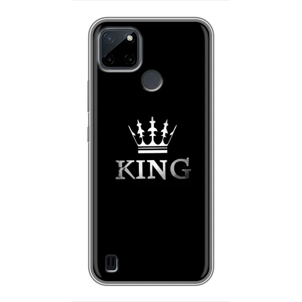 Чехол с принтом «KING» для Realme C25Y Чехол с принтом «KING» для Realme C25Y