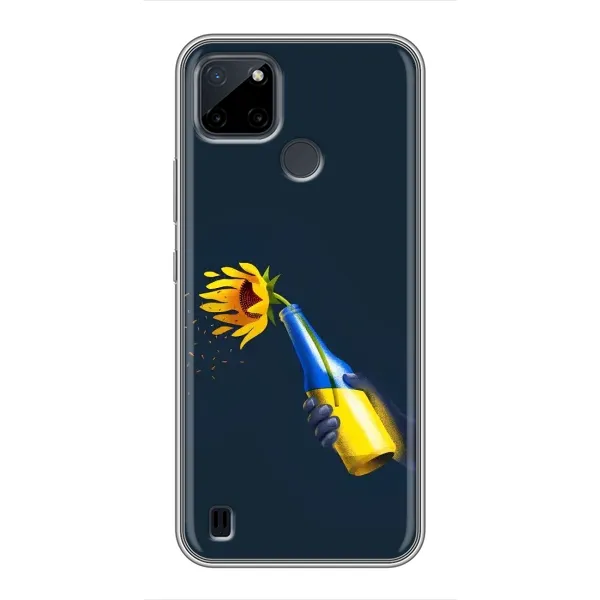 Чехол с принтом «Коктейль молотова» для Realme C25Y