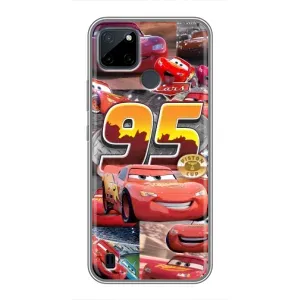 Силиконовый чехол Маквин для Realme C25Y (Коллаж Молния Маквин)