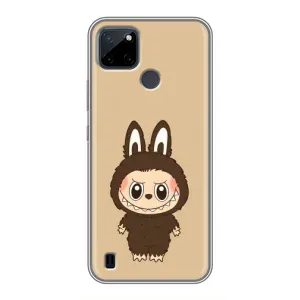 Чохол з Лабубу на Realme C25Y (Bored Ape в червоному)