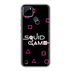 Чехол Гра в кальмара для Realme C25Y (Паттерн Игра кальмара)