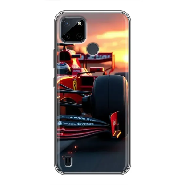 Чехол с принтом «Макларен на закате» для Realme C25Y