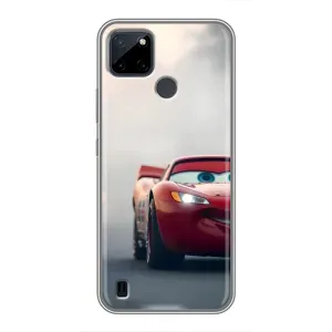 Силиконовый чехол Маквин для Realme C25Y (Скоростной Маквин)