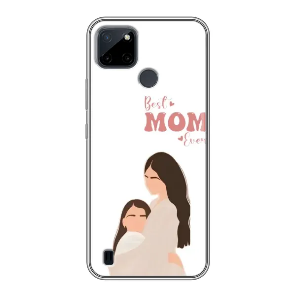 Чехол с принтом «Мама и дочка» для Realme C25Y Чехол с принтом «Мама и дочка» для Realme C25Y