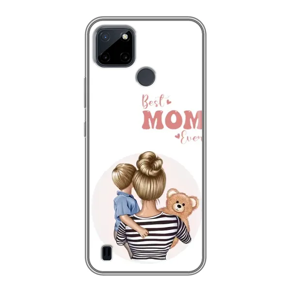 Чехол с принтом «Мама и сын» для Realme C25Y Чехол с принтом «Мама и сын» для Realme C25Y