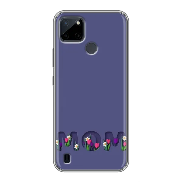 Чехол с принтом «Мама в цветах» для Realme C25Y Чехол с принтом «Мама в цветах» для Realme C25Y