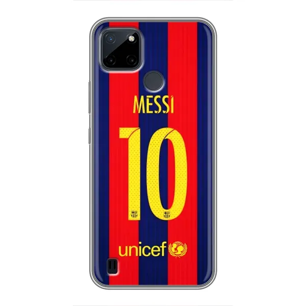 Чехол с принтом «Messi Barca 10» для Realme C25Y
