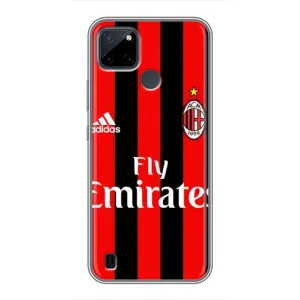 Чехлы для Realme C25Y (VPrint) - Футбольные клубы (Milan)