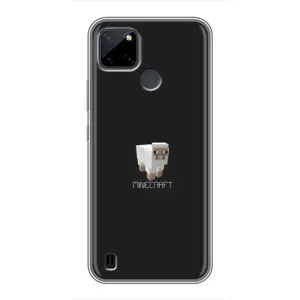 Чохол Майнкрафт на Realme C25Y (AlphaPrint) Minecraft (Овечка Майнкрафт)