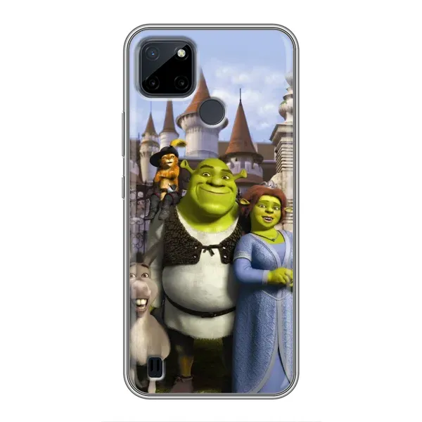 Чехол с принтом «Сказочные герои Шрека» для Realme C25Y