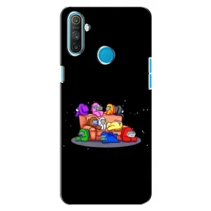 Чехол Амонг Ас для Realme C3 (AlphaPrint) (Амонг-ас)