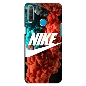Чохол для Realme C3 - з принтом Найк (AlphaPrint) (Димчастий найк)