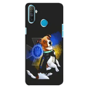Чохли з картинкою собаки Патрон для Realme C3 (AlphaPrint) (Патрон собачка)