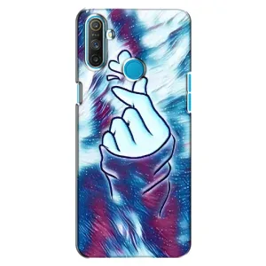 Чехол с принтом «Радужное сердце» для Realme C3