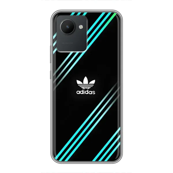Чехол с принтом «Адидас с полосами» для Realme C30 Чехол с принтом «Адидас с полосами» для Realme C30